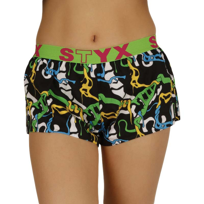 Dámské trenky Styx art sportovní guma jungle (T956) XL, trenýrky