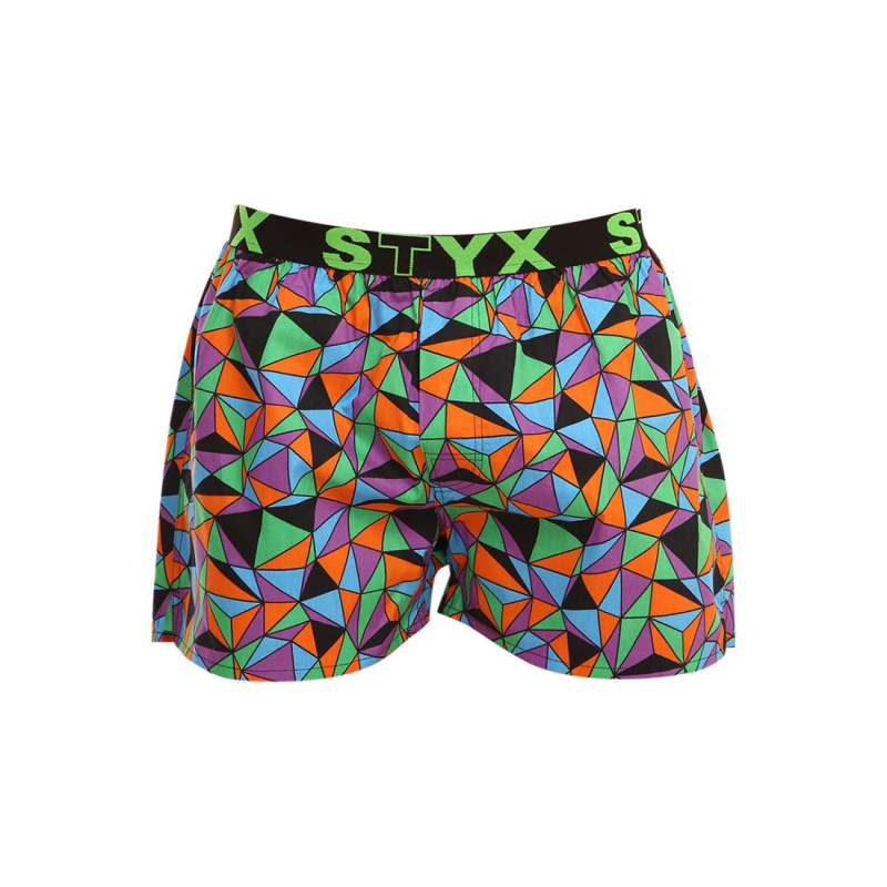 Pánské trenky Styx art sportovní guma trojúhelníky (B1056) S, trenýrky