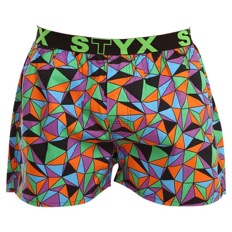 Pánské trenky Styx art sportovní guma trojúhelníky (B1056) S, trenýrky