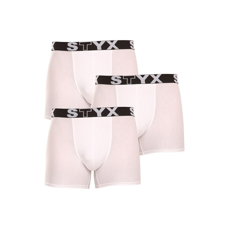 3PACK pánské boxerky Styx long sportovní guma (U10616161) XL, trenky / trenýrky