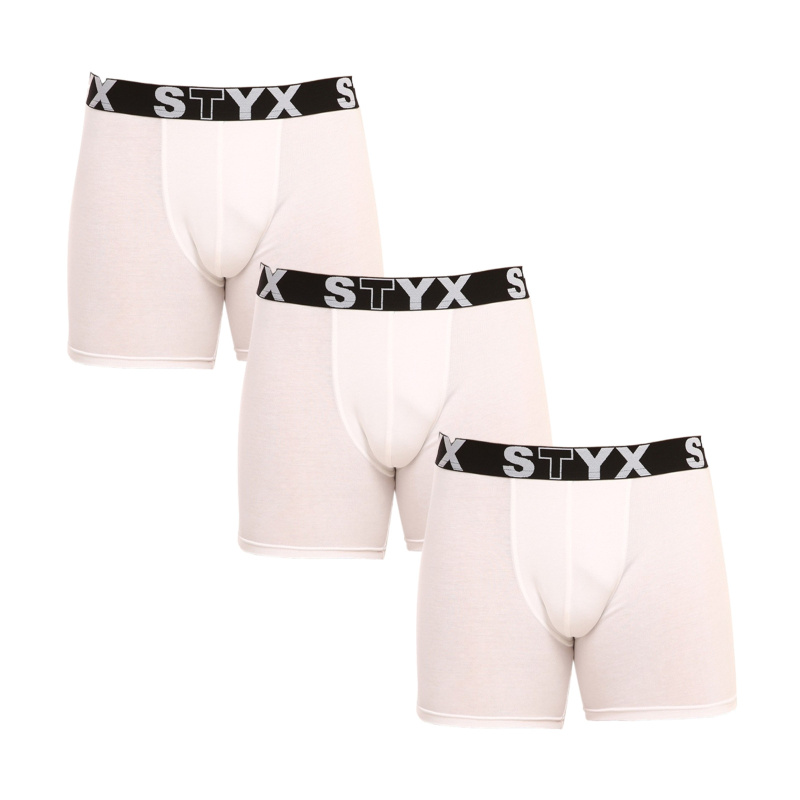 3PACK pánské boxerky Styx long sportovní guma (U10616161) S, trenky / trenýrky