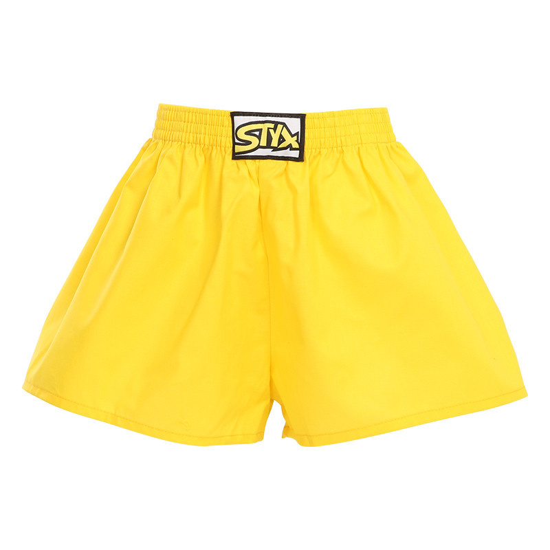 Dětské trenky Styx klasická guma žluté (J1068)  9-11 let, trenýrky