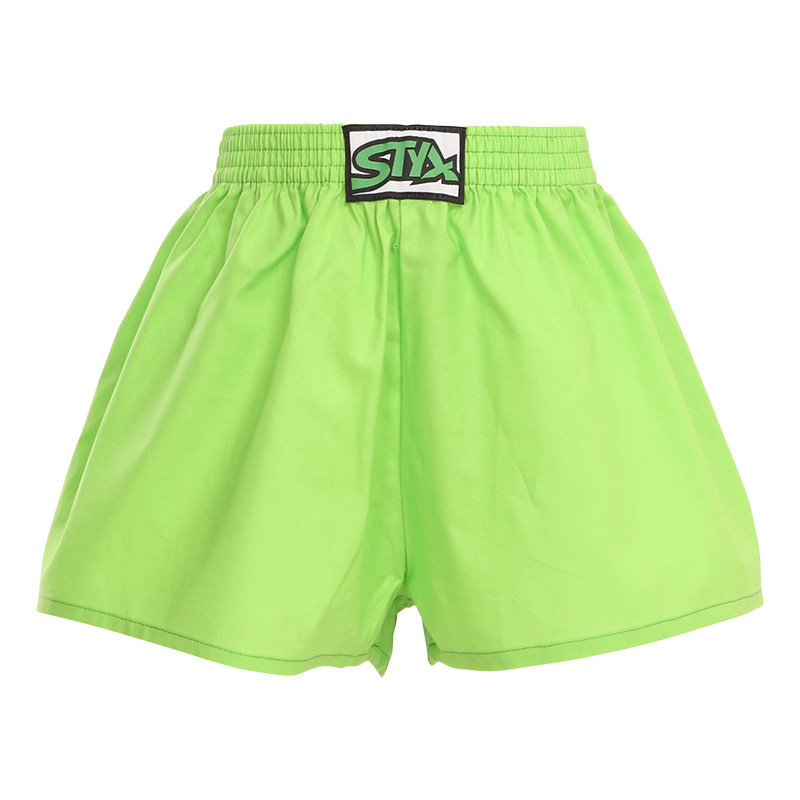 Dětské trenky Styx klasická guma zelené (J1069)  9-11 let, trenýrky