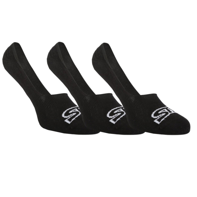 3PACK ponožky Styx extra nízké černé (HE9606060)  M