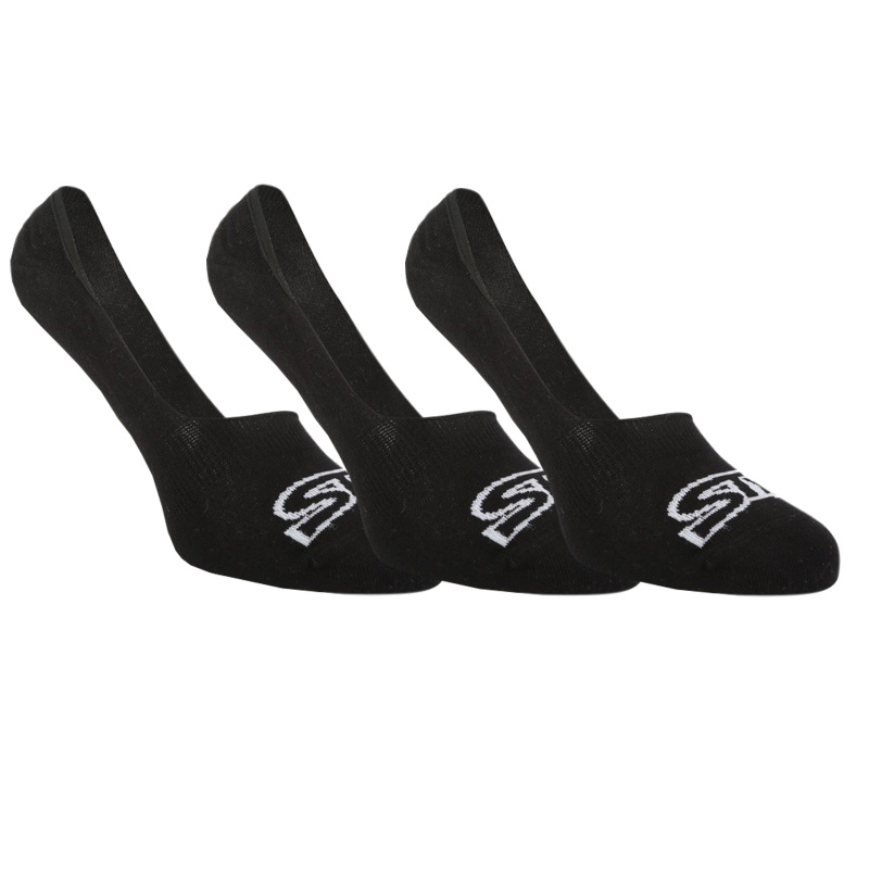 3PACK ponožky Styx extra nízké černé (HE9606060)  M