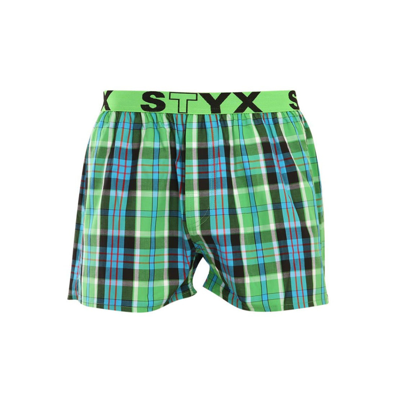 Pánské trenky Styx sportovní guma vícebarevné (B839) M, trenýrky