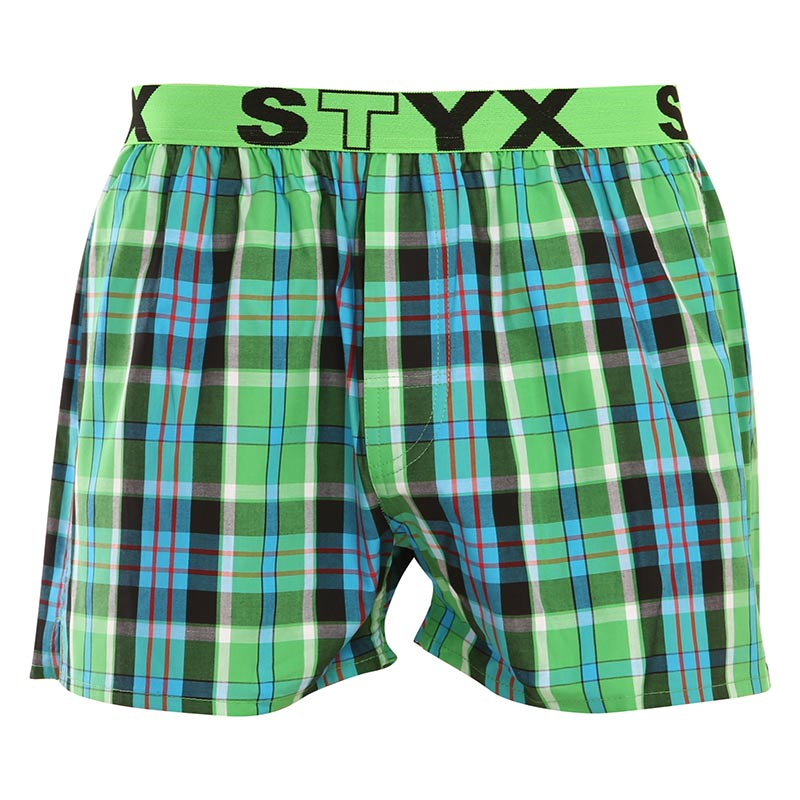 Pánské trenky Styx sportovní guma vícebarevné (B839) M, trenýrky
