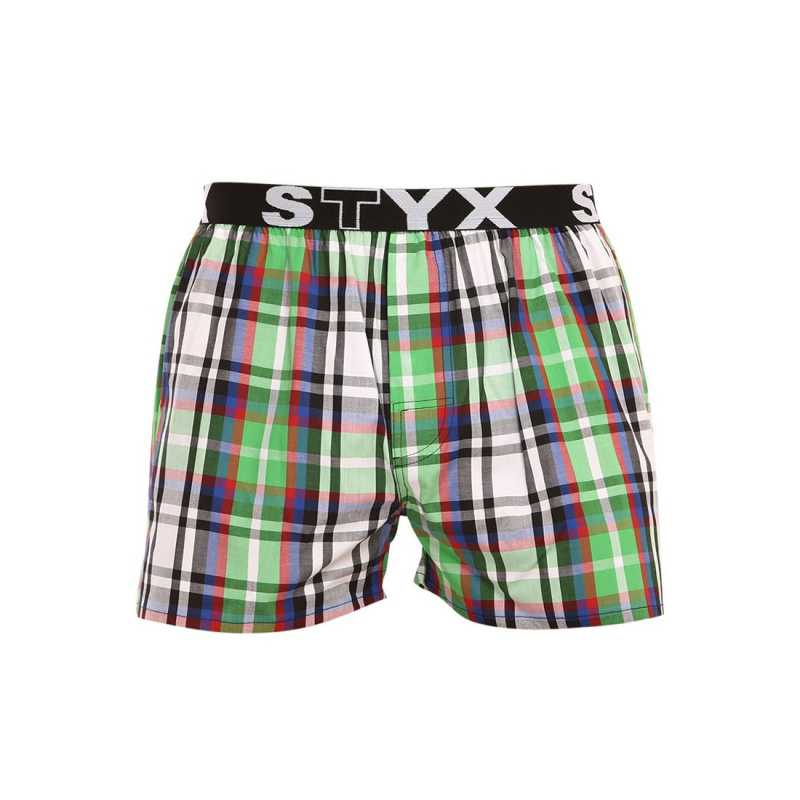 Pánské trenky Styx sportovní guma vícebarevné (B838) S, trenýrky