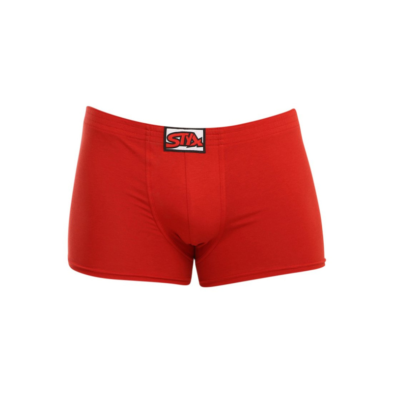Pánské boxerky Styx klasická guma červené (Q1064) XXL, trenky / trenýrky
