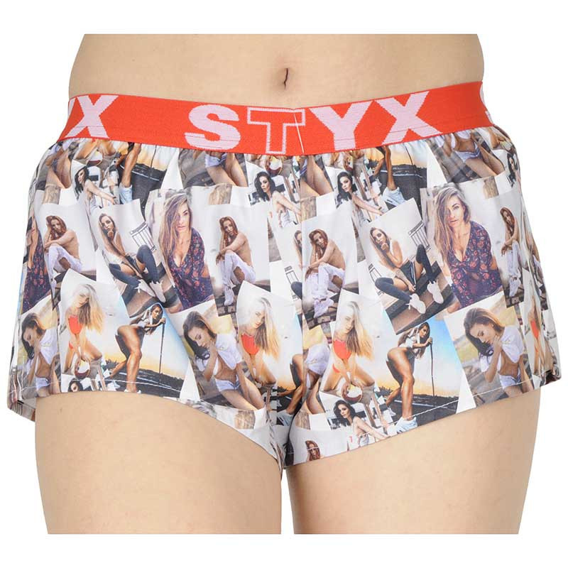Dámské trenky Styx art sportovní guma modelky - limitovaná edice (T1051) M, trenýrky