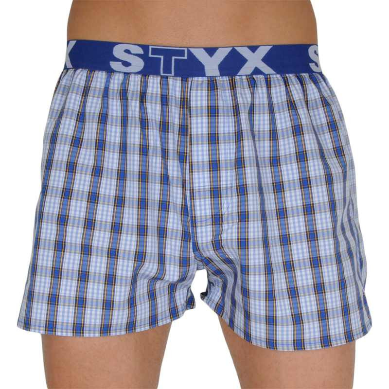 Pánské trenky Styx sportovní guma vícebarevné (B102) M, trenýrky