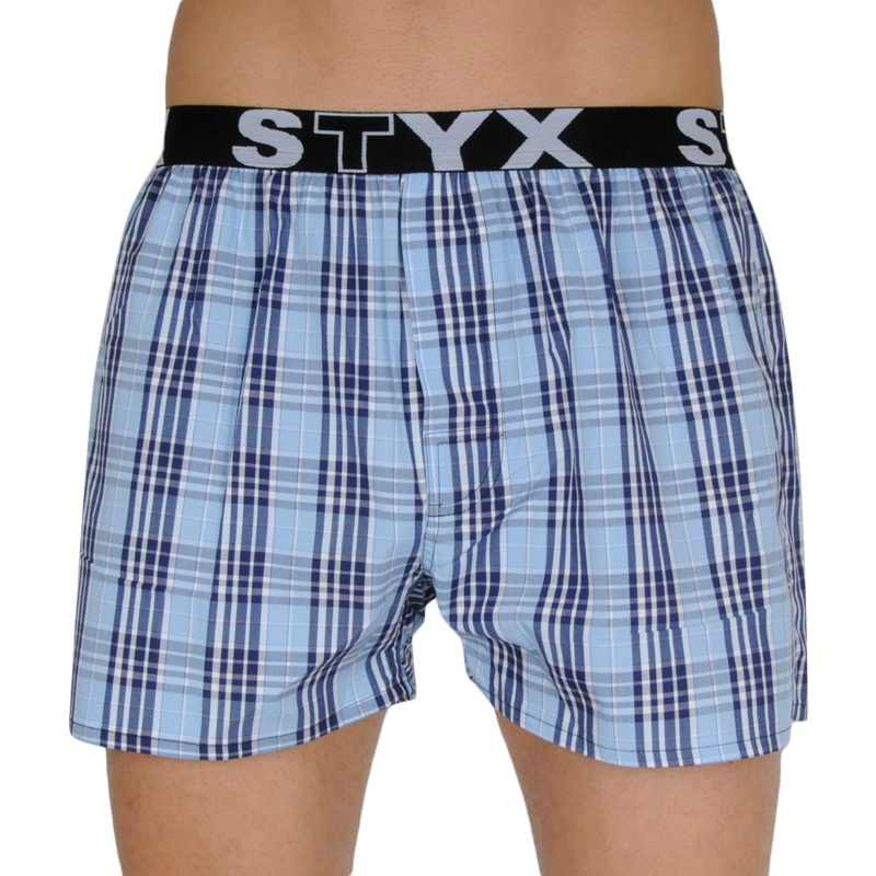 Pánské trenky Styx sportovní guma vícebarevné (B104) M, trenýrky