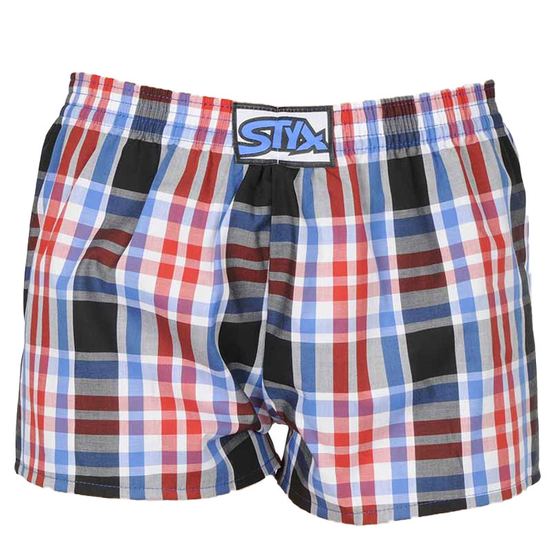 Dětské trenky Styx klasická guma vícebarevné (J837)  6-8 let, trenýrky