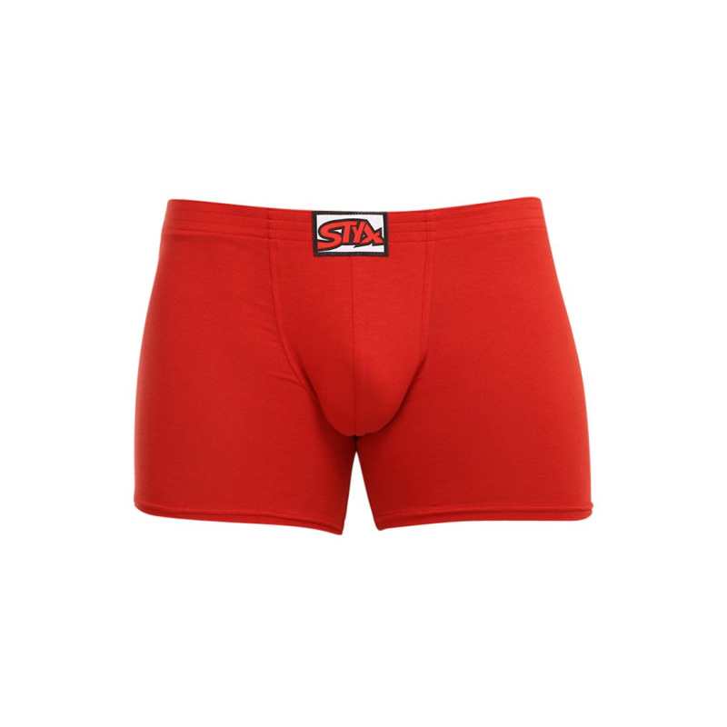 Pánské boxerky Styx long klasická guma červené (F1064) L, trenky / trenýrky