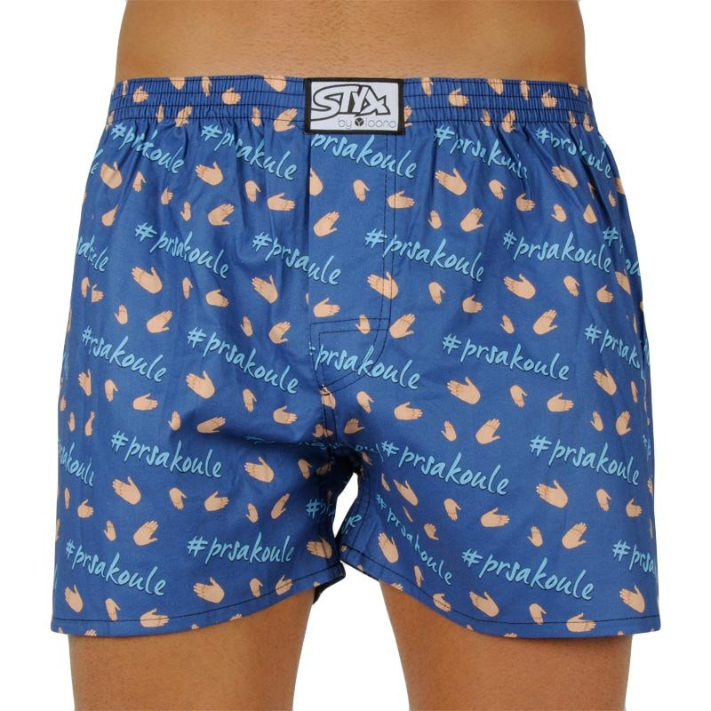 Pánské trenky Styx art klasická guma Loono (A1452) L, trenýrky