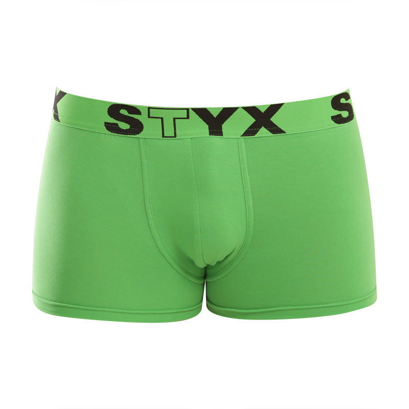 Pánské boxerky Styx sportovní guma zelené (G1069) L, trenky / trenýrky