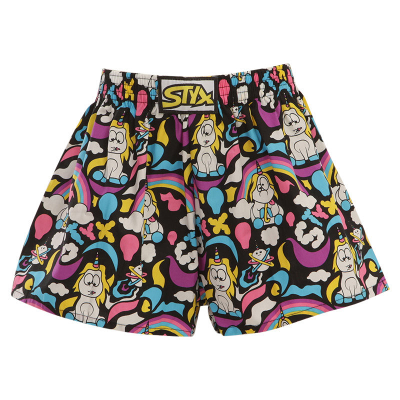 Dětské trenky Styx art klasická guma Unicorn (J1158) 4-5 let, trenýrky