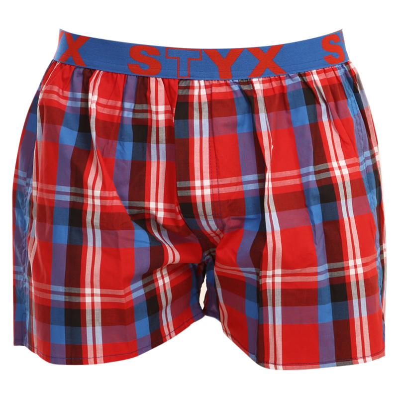 Pánské trenky Styx sportovní guma vícebarevné (B903) L, trenýrky