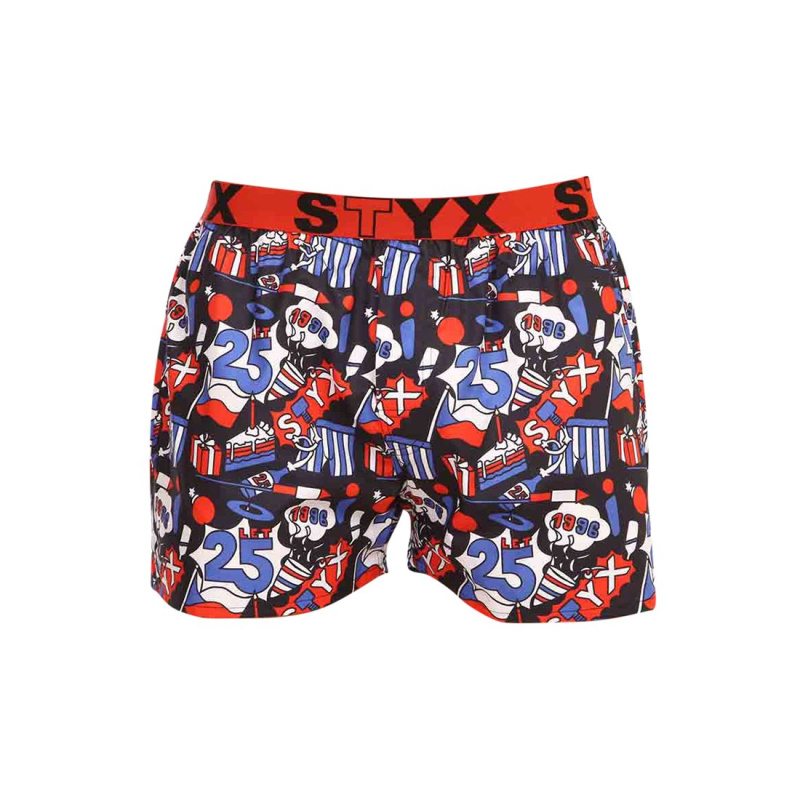 Pánské trenky Styx art sportovní guma 25 let (B1454) M, trenýrky