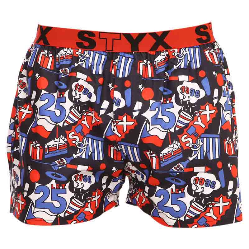 Pánské trenky Styx art sportovní guma 25 let (B1454) M, trenýrky