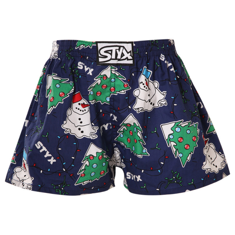 Dětské trenky Styx art klasická guma Vánoce (J1450) 12-14 let, trenýrky