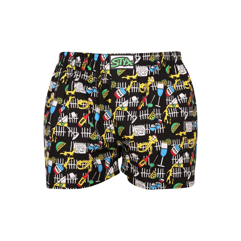 Pánské trenky Styx art klasická guma párty (A1251) L, trenýrky