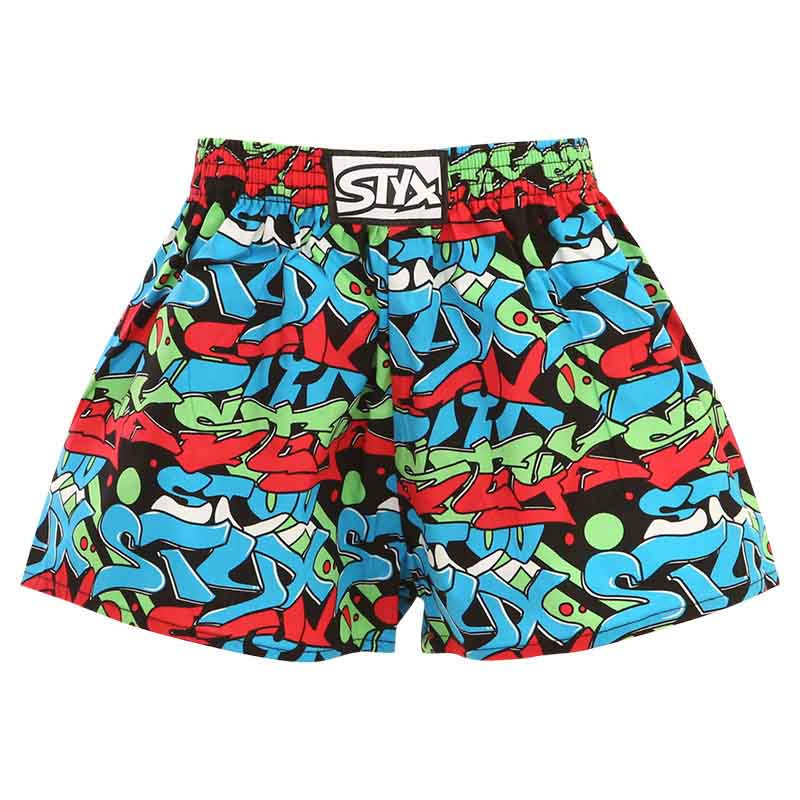 Dětské trenky Styx art klasická guma graffiti (J1255) 4-5 let, trenýrky