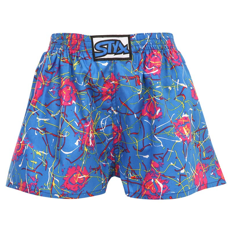 Dětské trenky Styx art klasická guma Jáchym srdíčka (J1358) 12-14 let, trenýrky