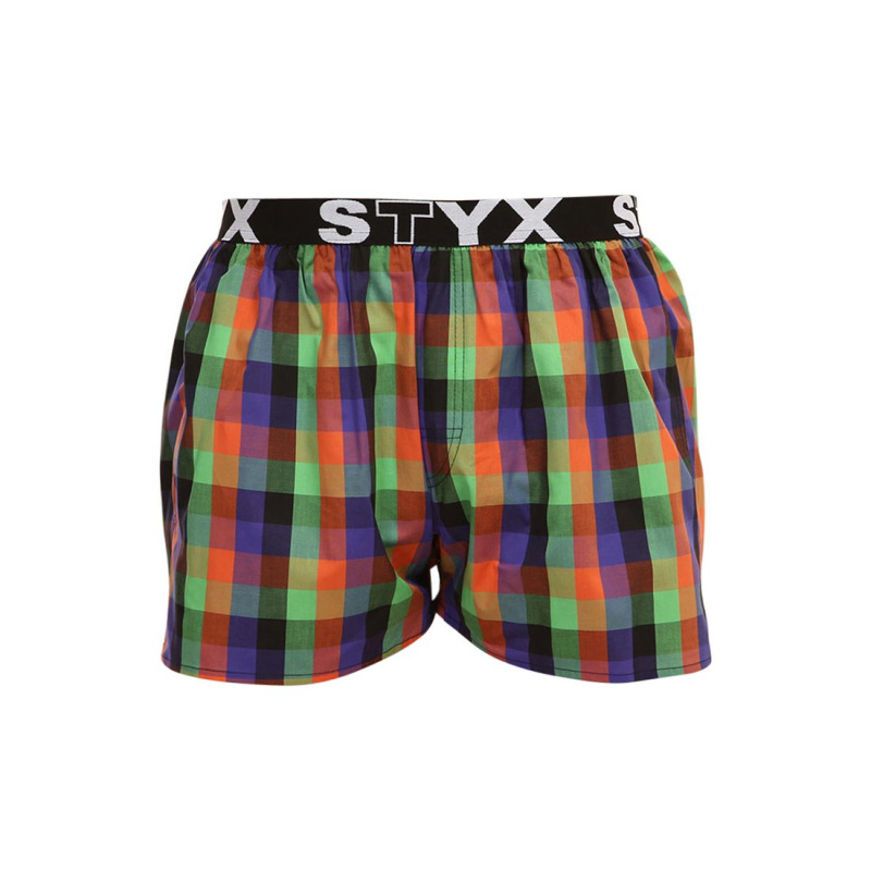 Pánské trenky Styx sportovní guma vícebarevné (B912) XXL, trenýrky