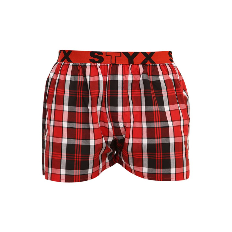 Pánské trenky Styx sportovní guma vícebarevné (B914) XL, trenýrky