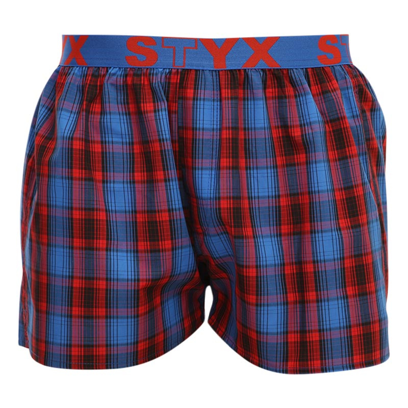 Pánské trenky Styx sportovní guma vícebarevné (B915) XL, trenýrky