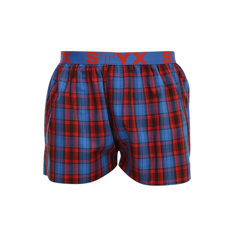 Pánské trenky Styx sportovní guma vícebarevné (B915) M, trenýrky