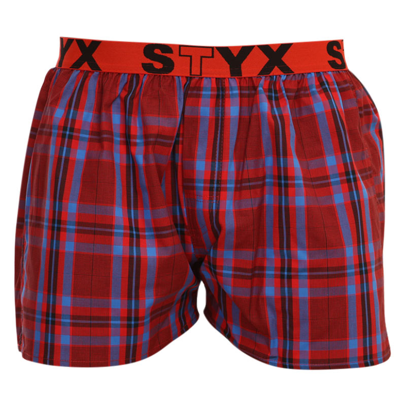 Pánské trenky Styx sportovní guma vícebarevné (B916) S, trenýrky