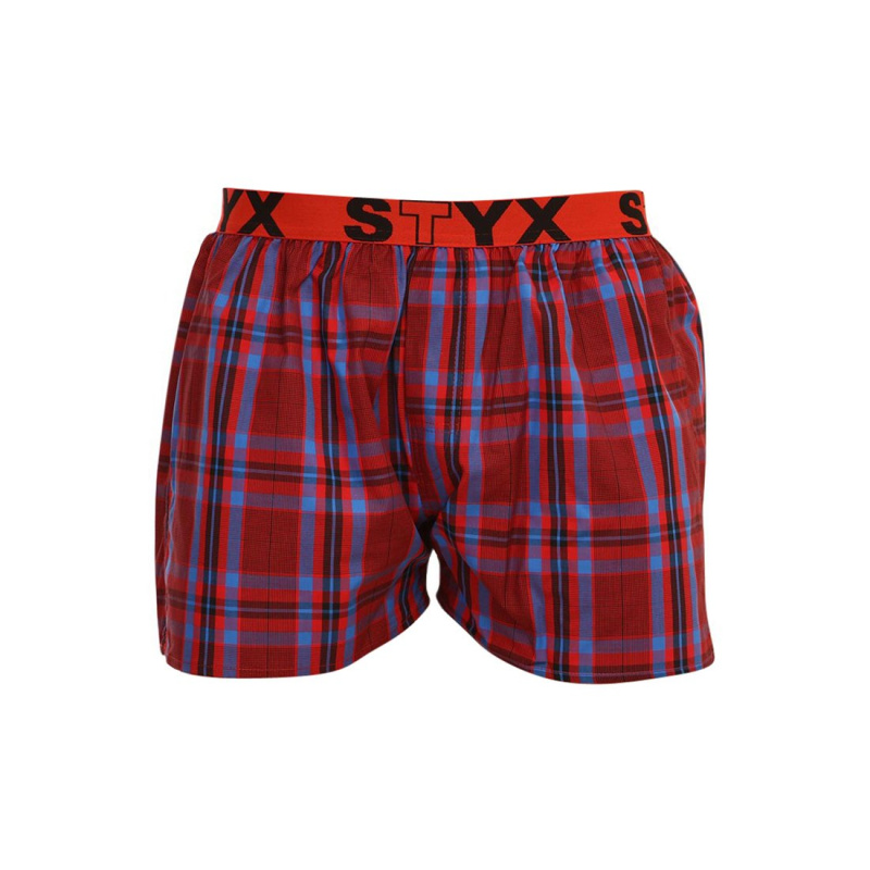 Pánské trenky Styx sportovní guma vícebarevné (B916) XXL, trenýrky