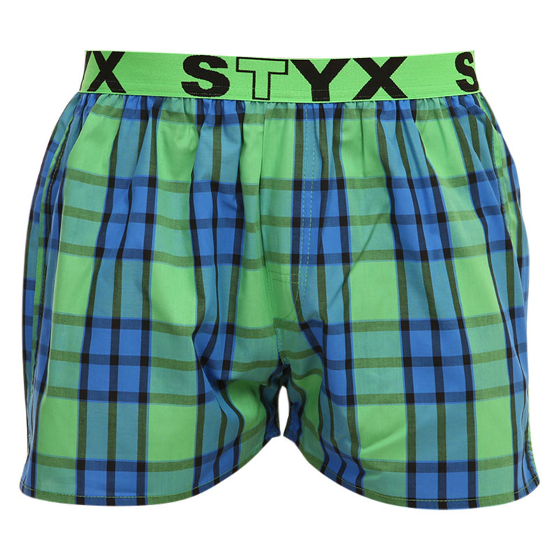 Pánské trenky Styx sportovní guma vícebarevné (B918) S, trenýrky