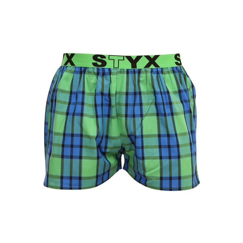 Pánské trenky Styx sportovní guma vícebarevné (B918) XXL, trenýrky