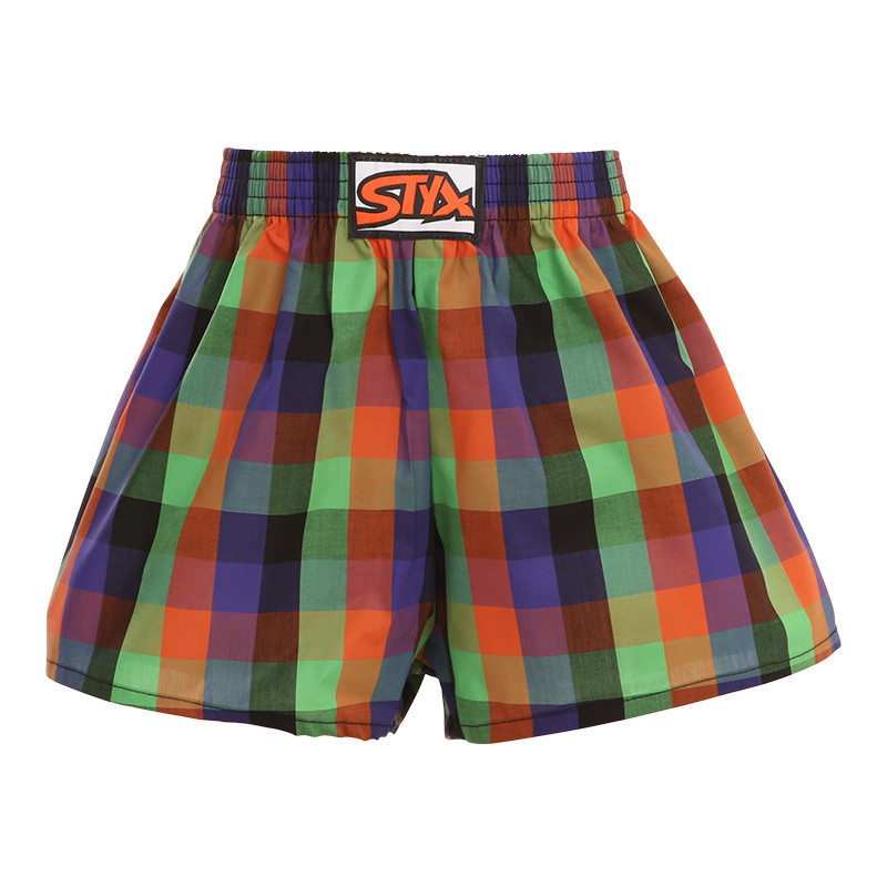 Dětské trenky Styx klasická guma vícebarevné (J912) 12-14 let, trenýrky