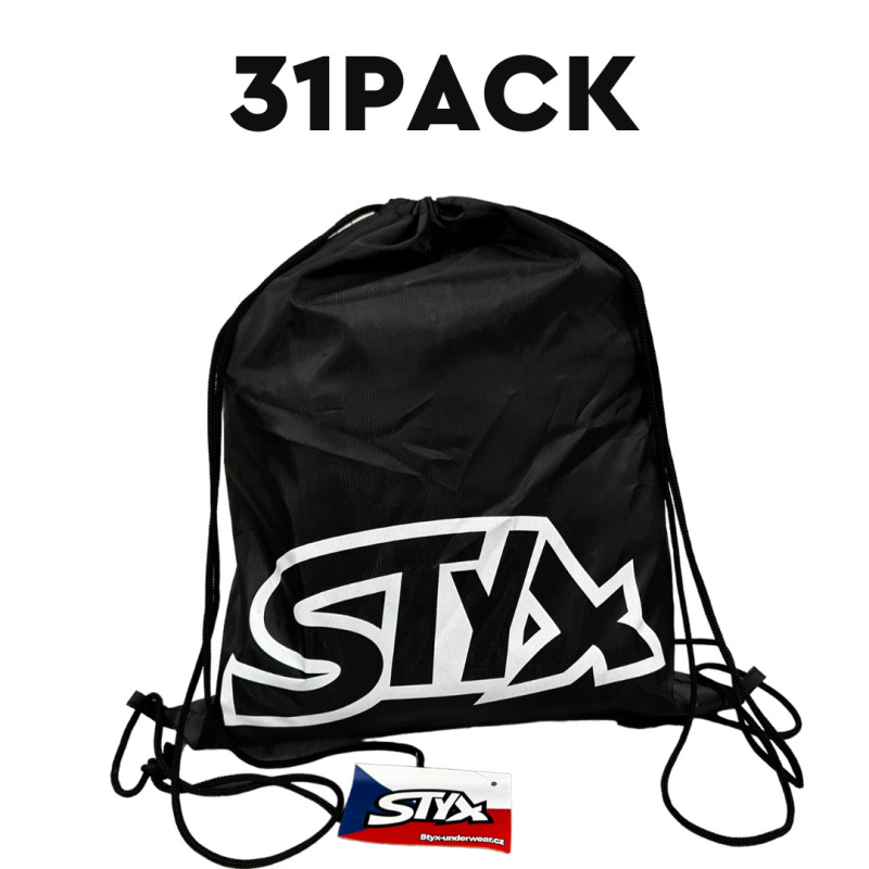 31PACK pánské trenky Styx klasická guma - trenky na měsíc M, trenýrky