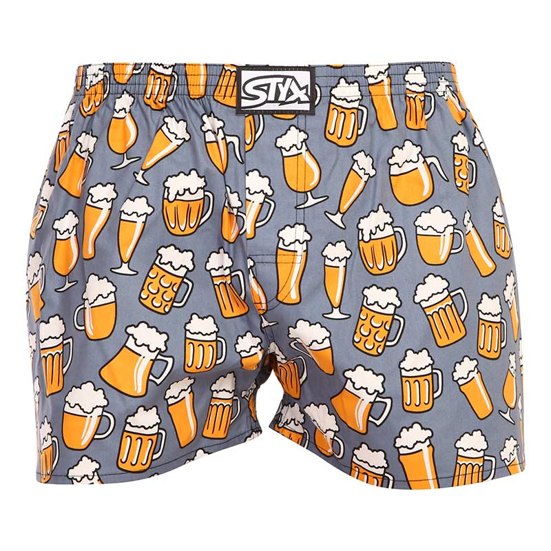 Pánské trenky Styx art klasická guma pivo (A1357) L, trenýrky