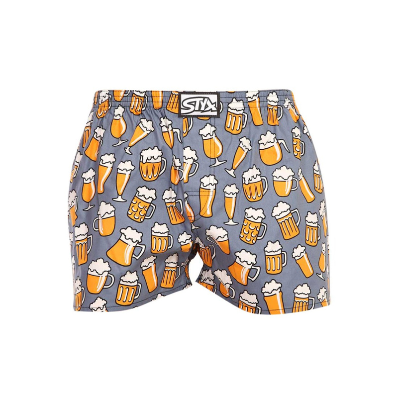 Pánské trenky Styx art klasická guma pivo (A1357) M, trenýrky