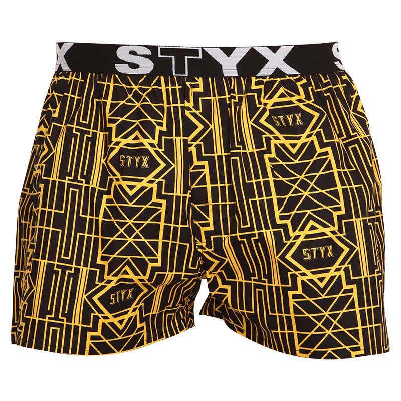 Pánské trenky Styx art sportovní guma Gatsby (B1352) XL, trenýrky