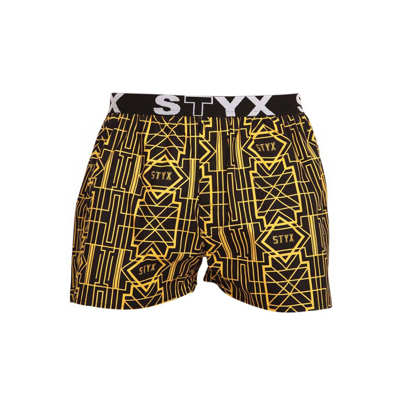 Pánské trenky Styx art sportovní guma Gatsby (B1352) L, trenýrky