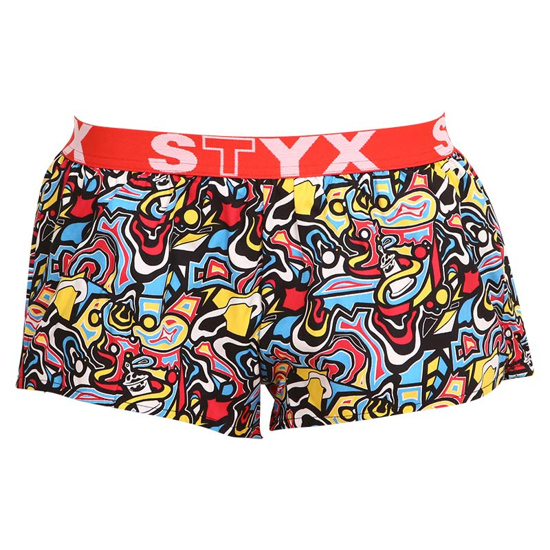 Dámské trenky Styx art sportovní guma skica (T1254) M, trenýrky