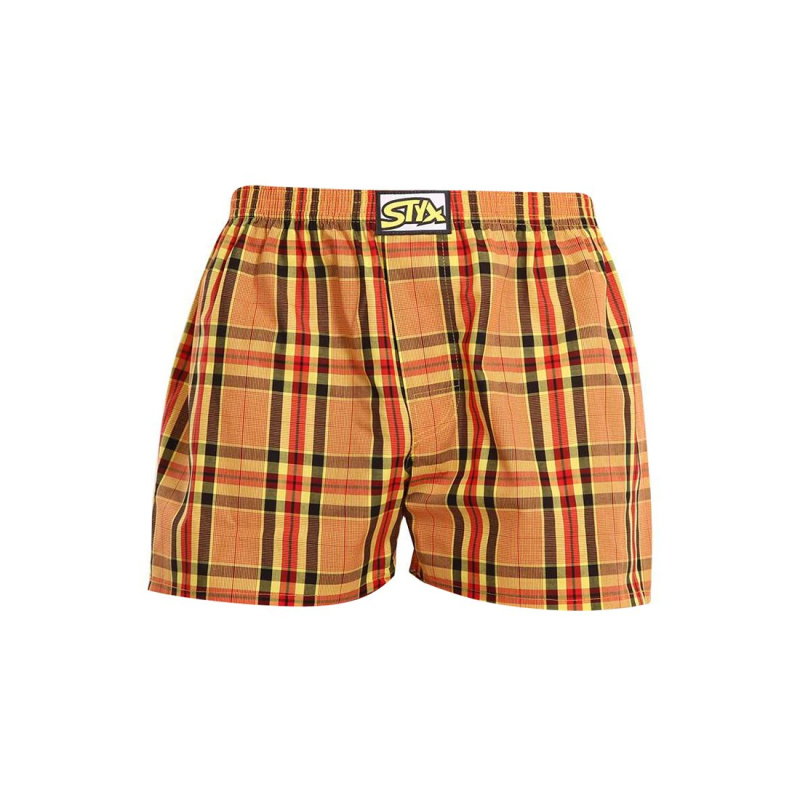 Pánské trenky Styx klasická guma vícebarevné (A921) XL, trenýrky