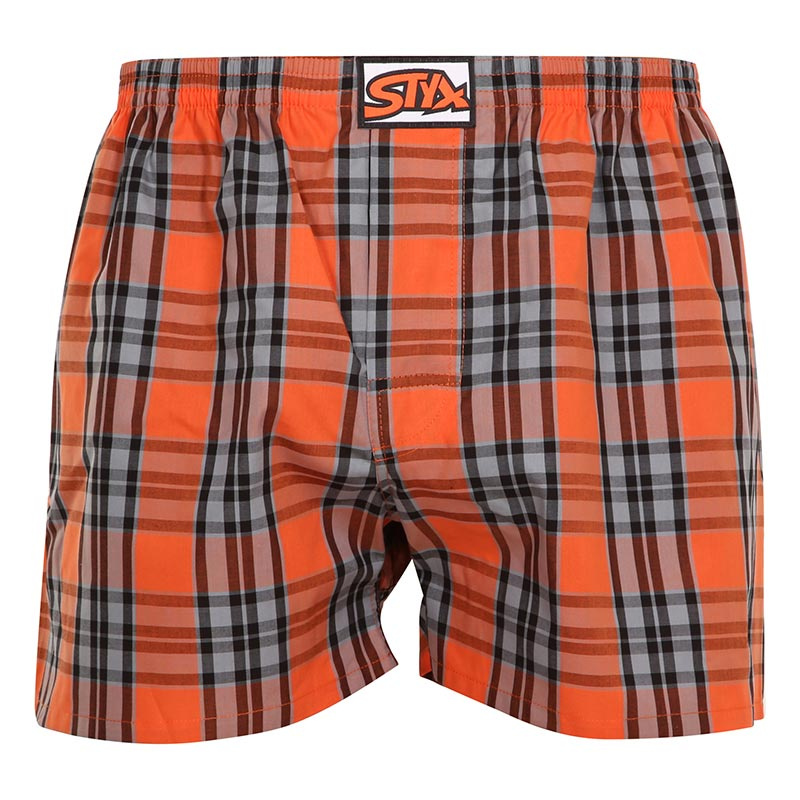 Pánské trenky Styx klasická guma vícebarevné (A926) M, trenýrky