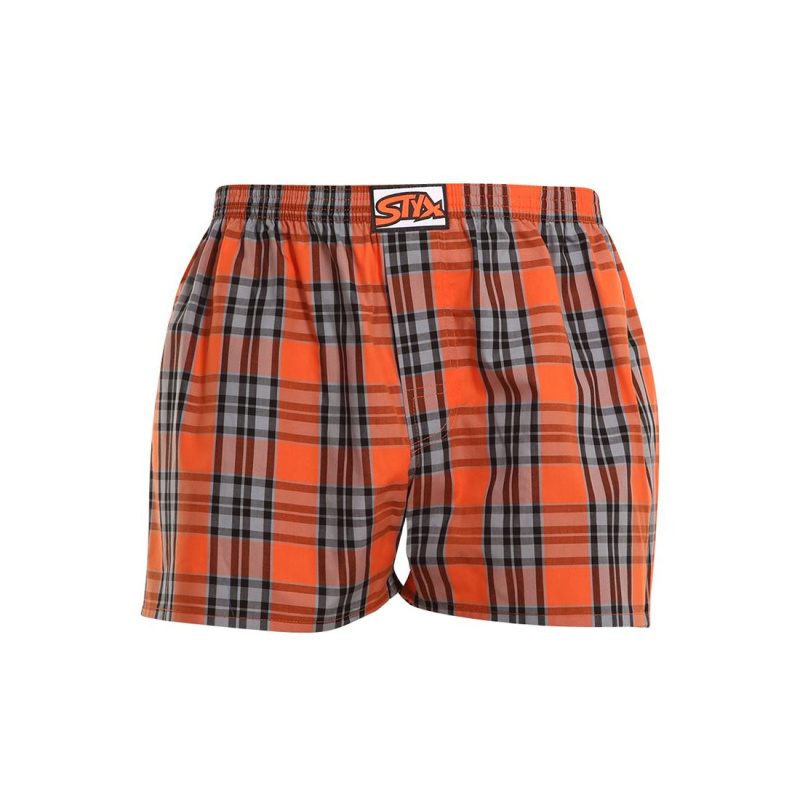 Pánské trenky Styx klasická guma vícebarevné (A926) XL, trenýrky