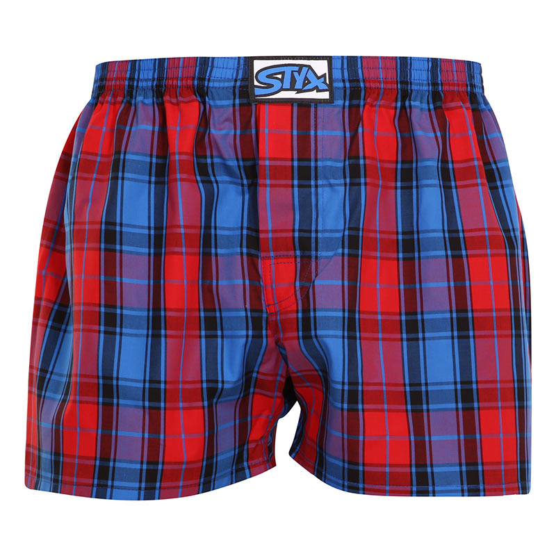 Pánské trenky Styx klasická guma vícebarevné (A927) XL, trenýrky