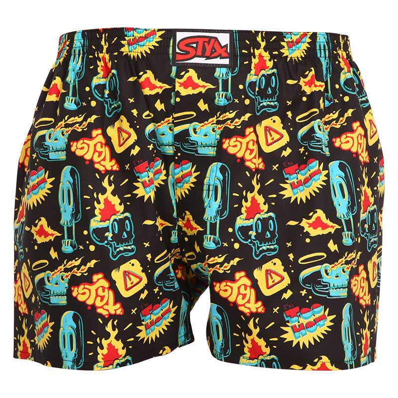 Pánské trenky Styx art klasická guma toohot (A1458) L, trenýrky