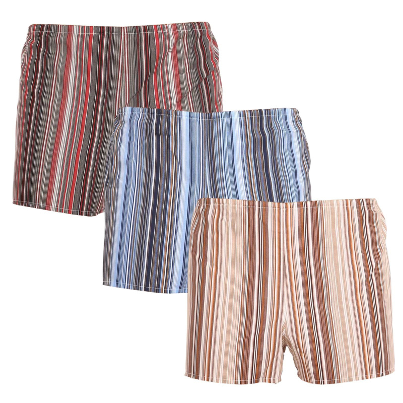 3PACK klasické pánské trenky Foltýn vícebarevné nadrozměr (KN757677) 6XL, trenýrky