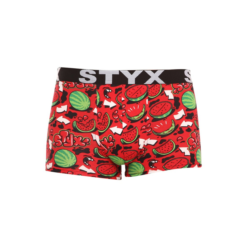 Pánské boxerky Styx art sportovní guma melouny (G1459) XXL, trenky / trenýrky
